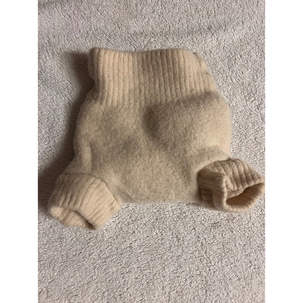 Disana Wool Diaper Cover Soaker Natural Cream Felted Newborn Made in Germany